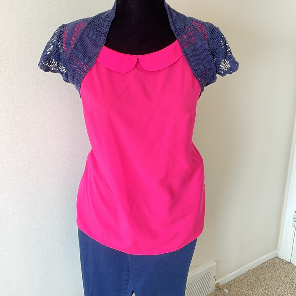 Set 3 pieces: blouse, bollero, capri